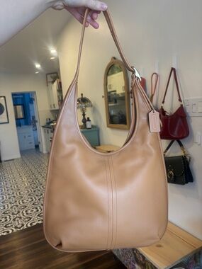 Coach Tan Leather Ergo Hobo Bag C2264